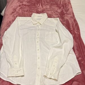 Lucky Brand off white Button Down Shirt